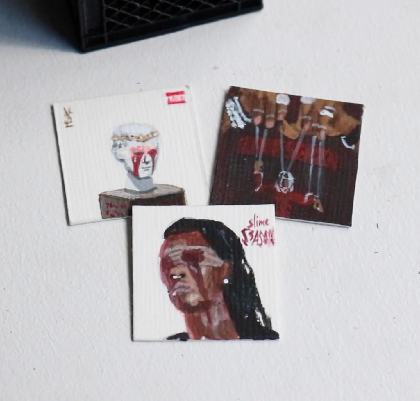 Custom Commissioned Mini Canvas Paintings