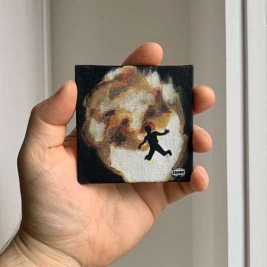 Metro Boomin "Not All Heroes Wear Capes" Mini Canvas Acrylic Painting