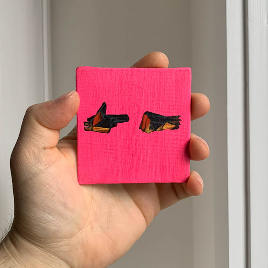 Run the Jewels "Run the Jewels 4" Mini Canvas Acrylic Painting