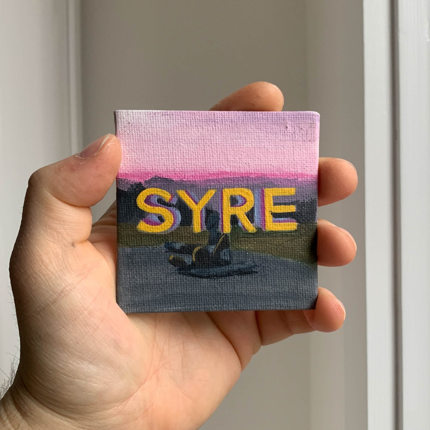 Jaden Smith "SYRE" Mini Canvas Acrylic Painting