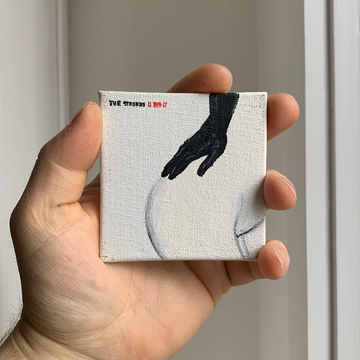 The Strokes "Is This It" Mini Canvas Acrylic Painting