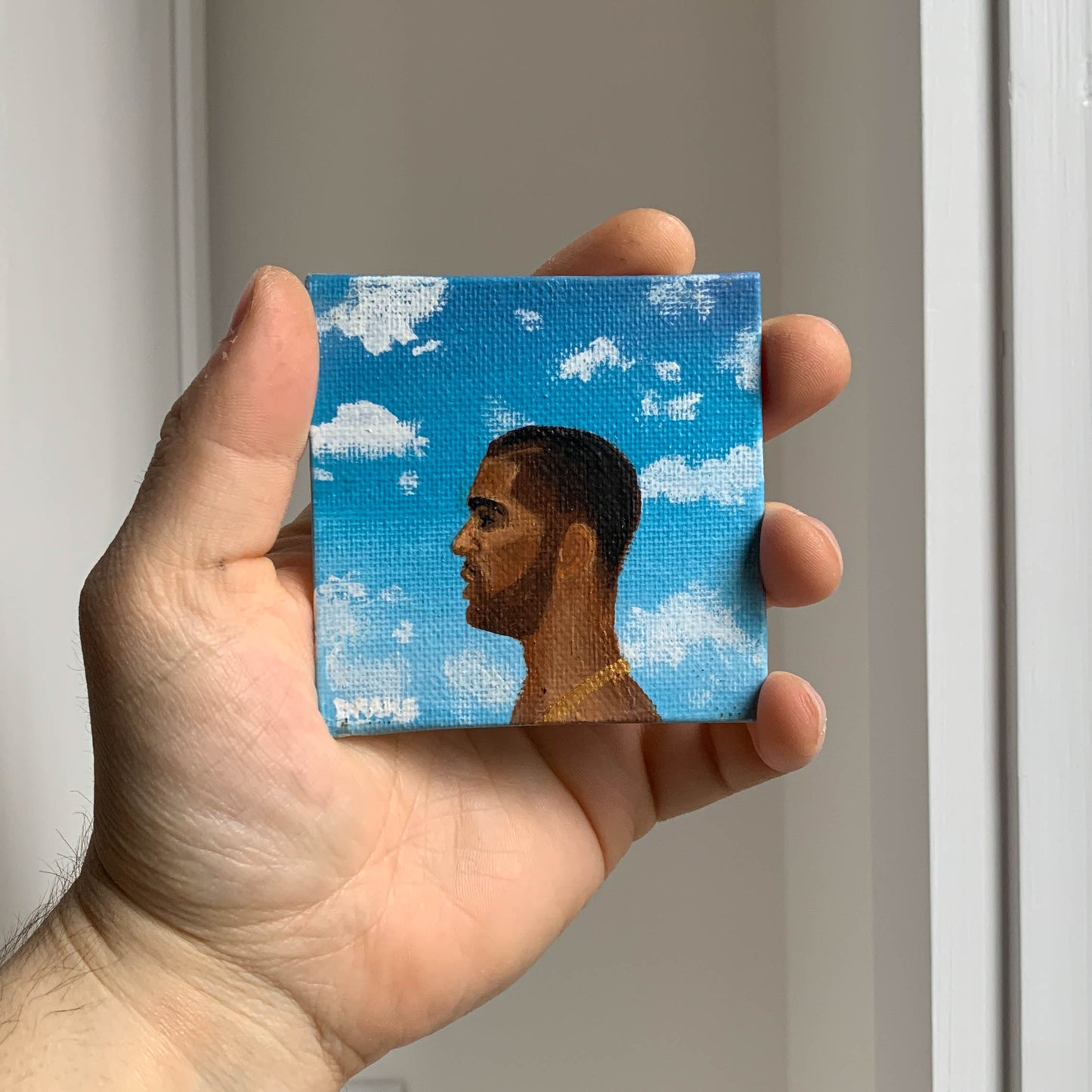 Drake "Nothing Was The Same" Mini Canvas Acrylic Painting