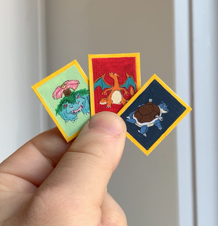 Custom Commissioned Poke Paintings