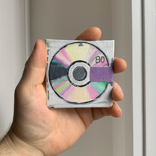 Kanye West "Yandhi" Mini Canvas Acrylic Painting